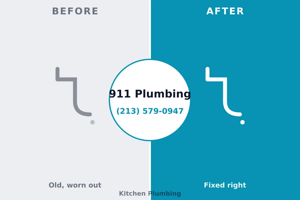 Before and after: plumbing repair Shippensburg, PA